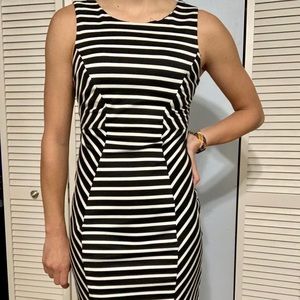Striped Formal Dress